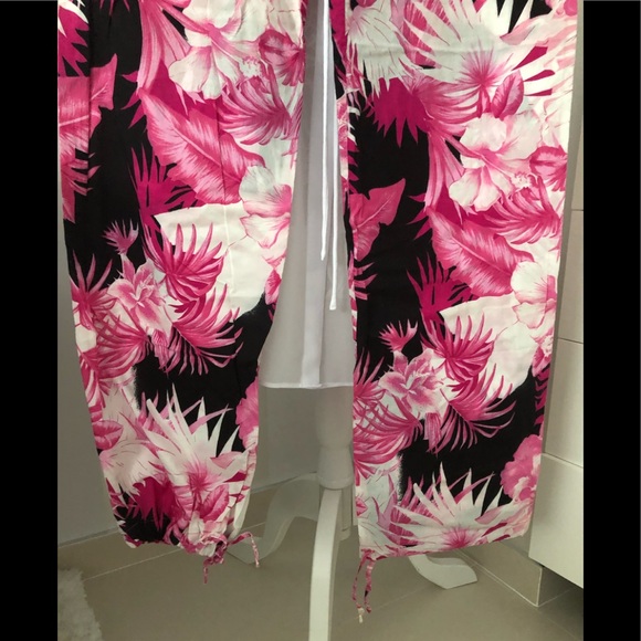 Cotton floral print joggers from Amarissima- Italy - Picture 4 of 6